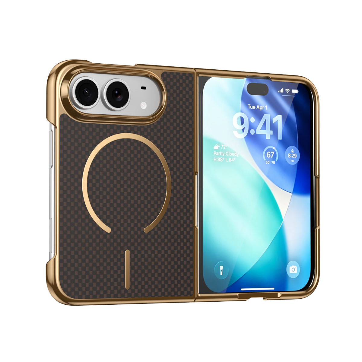 Phone Accessories Display - Funda Magnética de Kevlar para Apple
