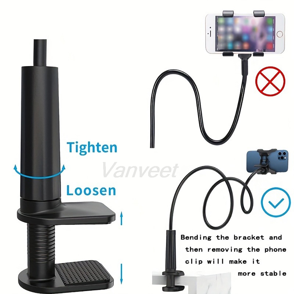 Desk Phone Stand - 360 ° Soporte Flexible para Teléfono