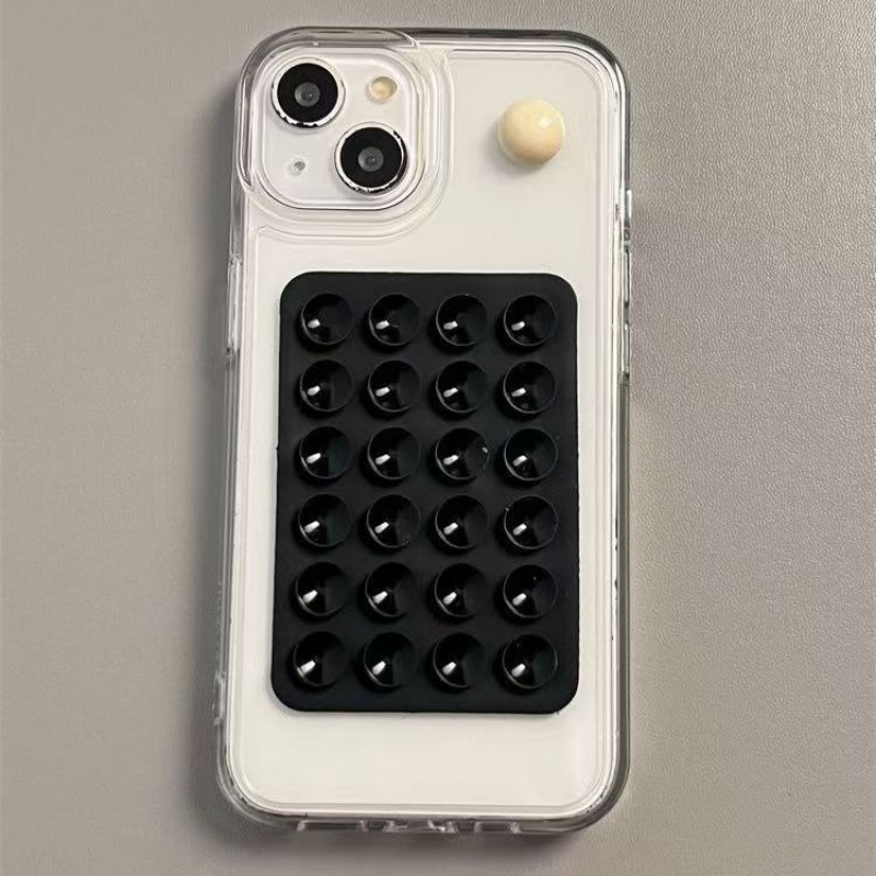 Phone Accessories Case - Soporte de silicona con ventosa para