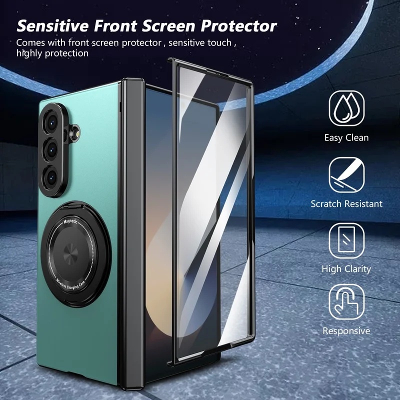 Phone Accessories Display - Lujoso 360 ° Funda con soporte