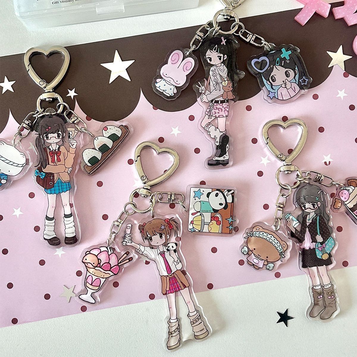 Phone Accessories Hanging - Accesorios Acrílicos para Teléfono con Diseño