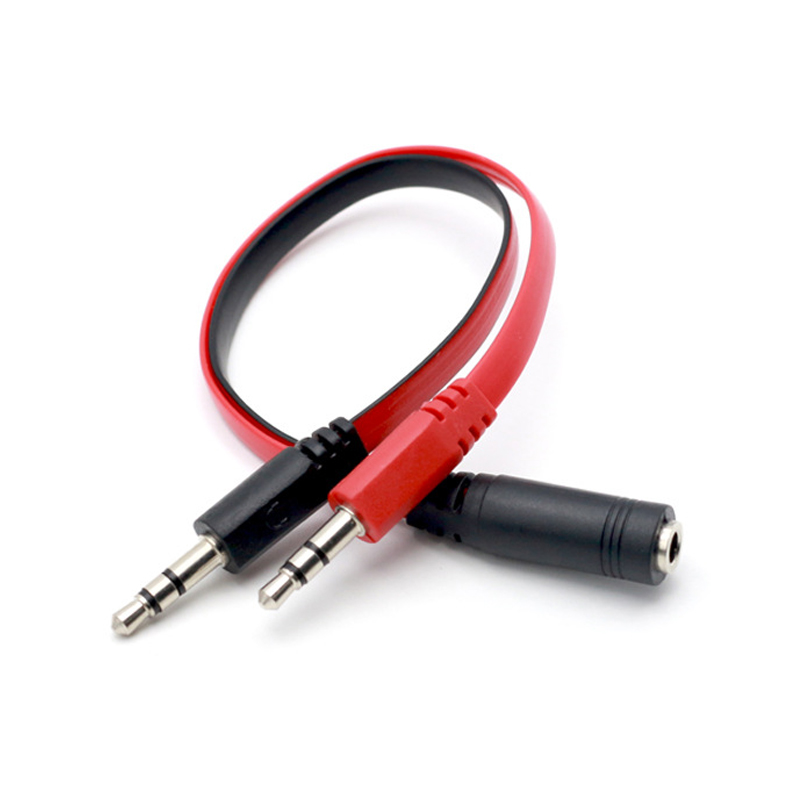 Earphone Splitter Jack - Cable de Audio auxiliar de 3,5mm,