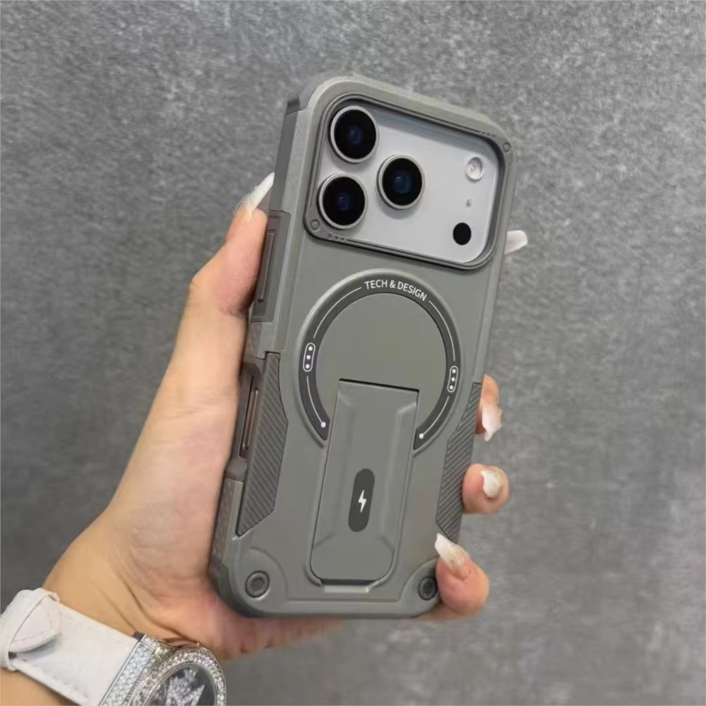 Phone Accessories Case - Funda Protectora con Soporte Magsafe para