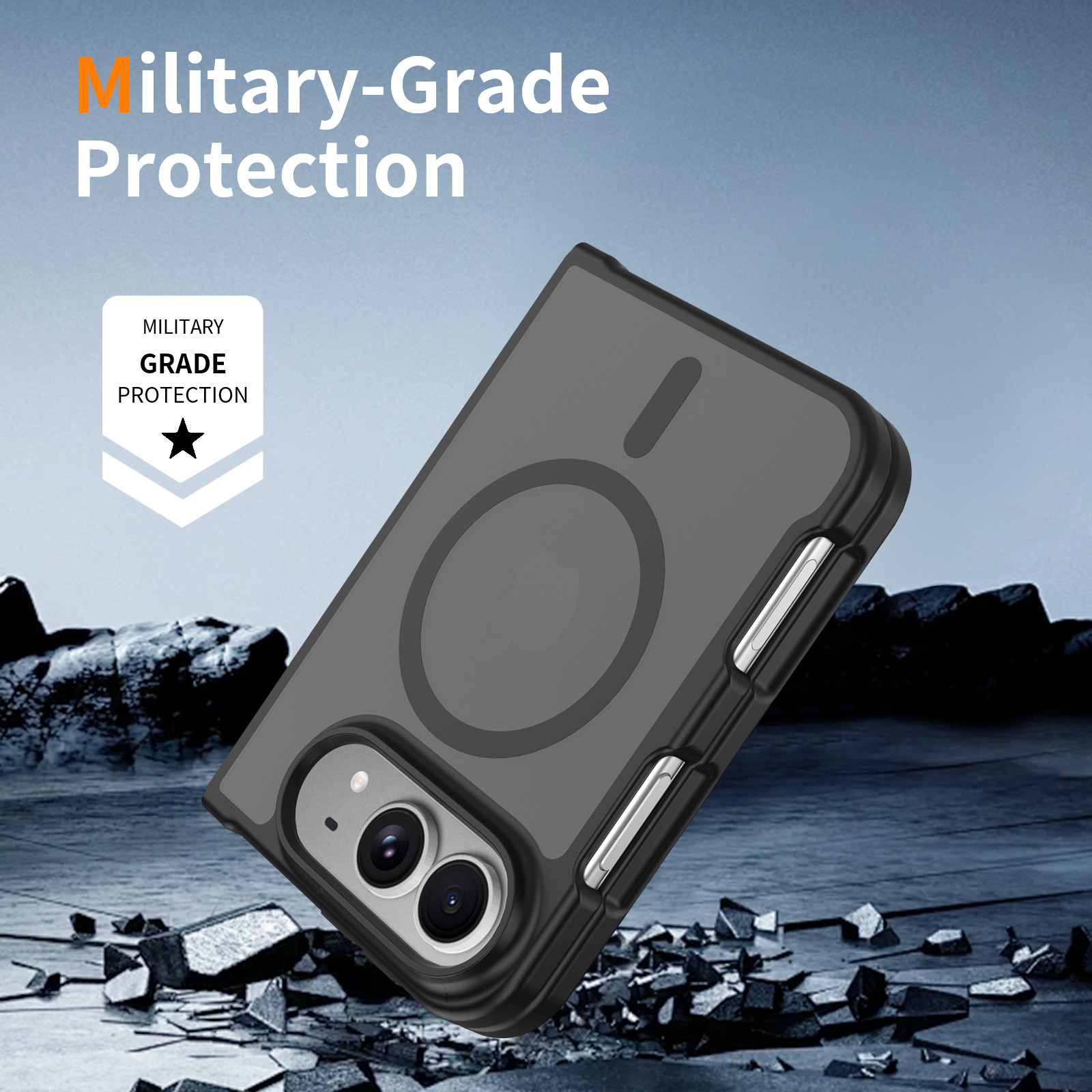 Phone Accessories Display - Funda Magnética Ultra Delgada Mate para