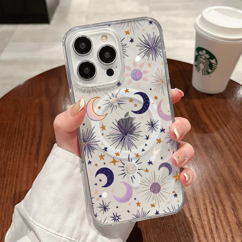 Magnetic Phone Case - Funda romántica para teléfono con diseño