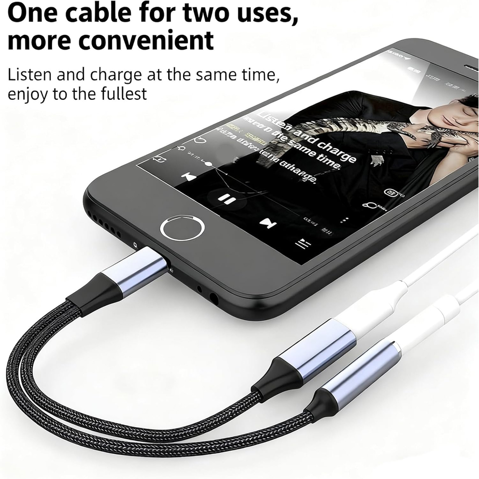 USB-C OTG con carga tipo C OTG - Earphone Splitter Jack reseña y precio