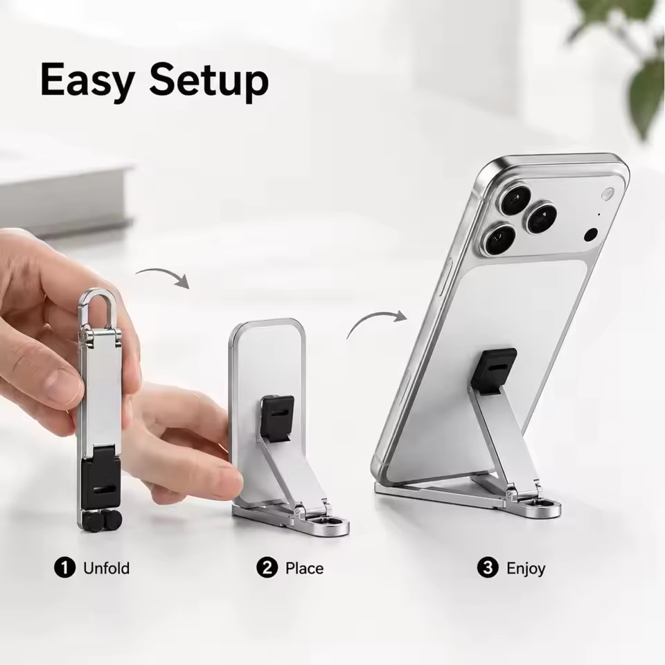 Soporte plegable para teléfono - Desk Phone Stand reseña y precio