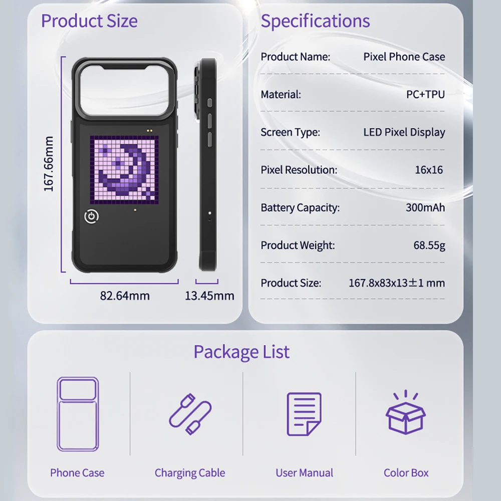 Carcasa con Pantalla de Imagen - Phone Accessories Case reseña y precio