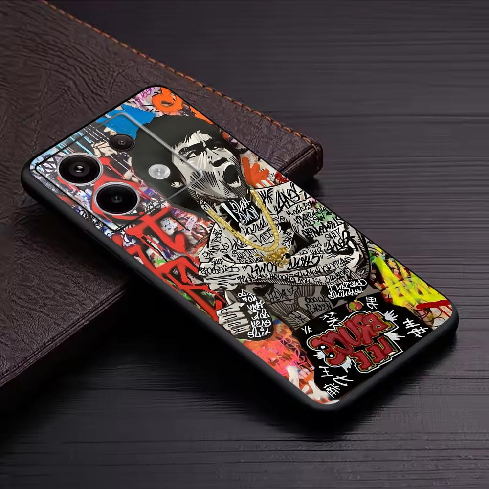 Banksy Graffiti Art funda de t - Xiaomi Phone Accessories reseña y precio