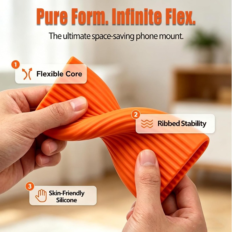 Soporte de silicona plegable y - Desk Phone Stand reseña y precio