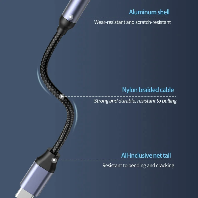Divisor USB C a conector de au - Earphone Splitter Jack reseña y precio