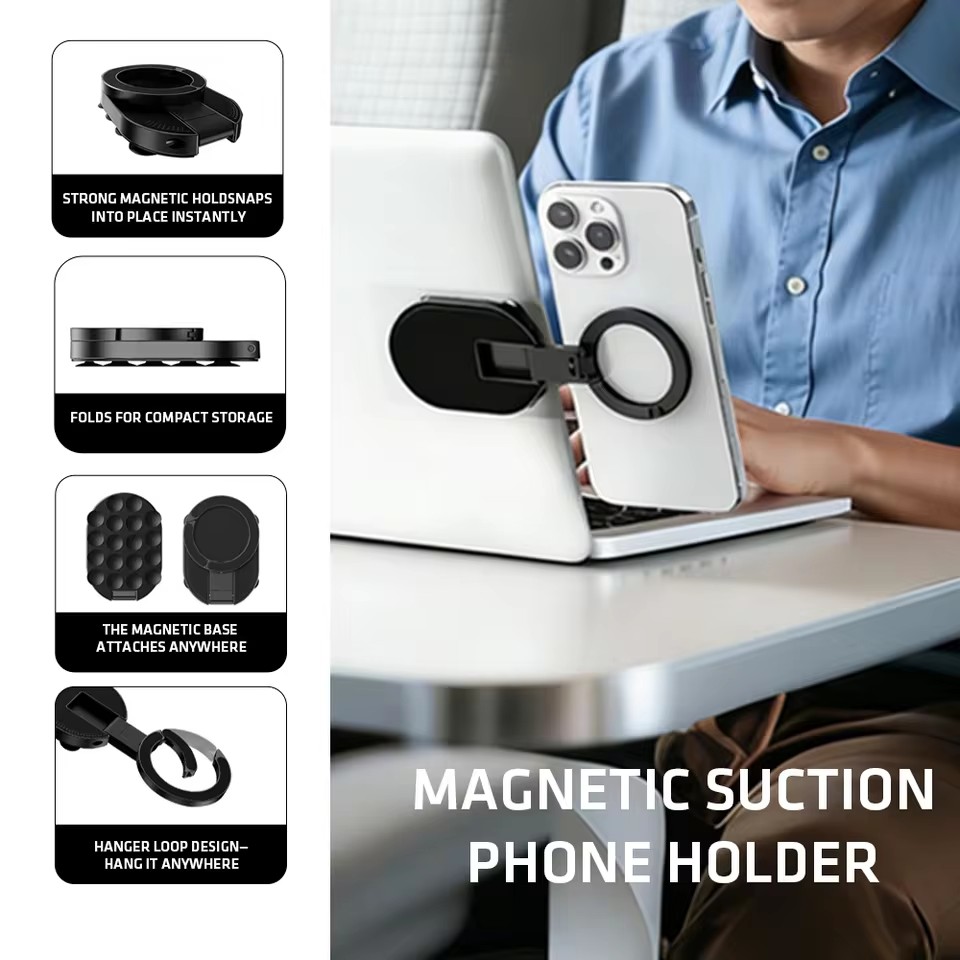 Soporte Magnético Plegable par - Desk Phone Stand reseña y precio