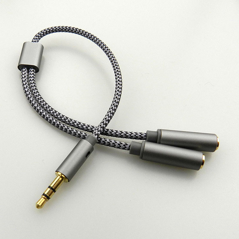 Divisor de audio de 3,5 mm, co - Earphone Splitter Jack reseña y precio