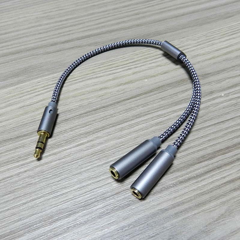 Divisor de audio de 3,5 mm, co - Earphone Splitter Jack reseña y precio