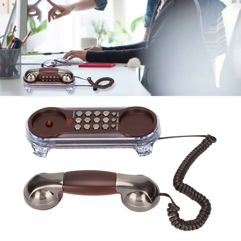NUEVO Teléfono Fijo con Cable  - Retro Handset Phone reseña y precio
