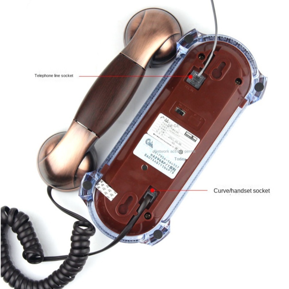 NUEVO Teléfono Fijo con Cable  - Retro Handset Phone reseña y precio